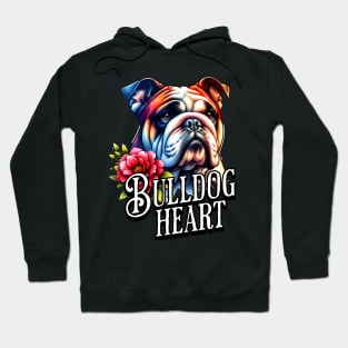 Bulldog heart Hoodie